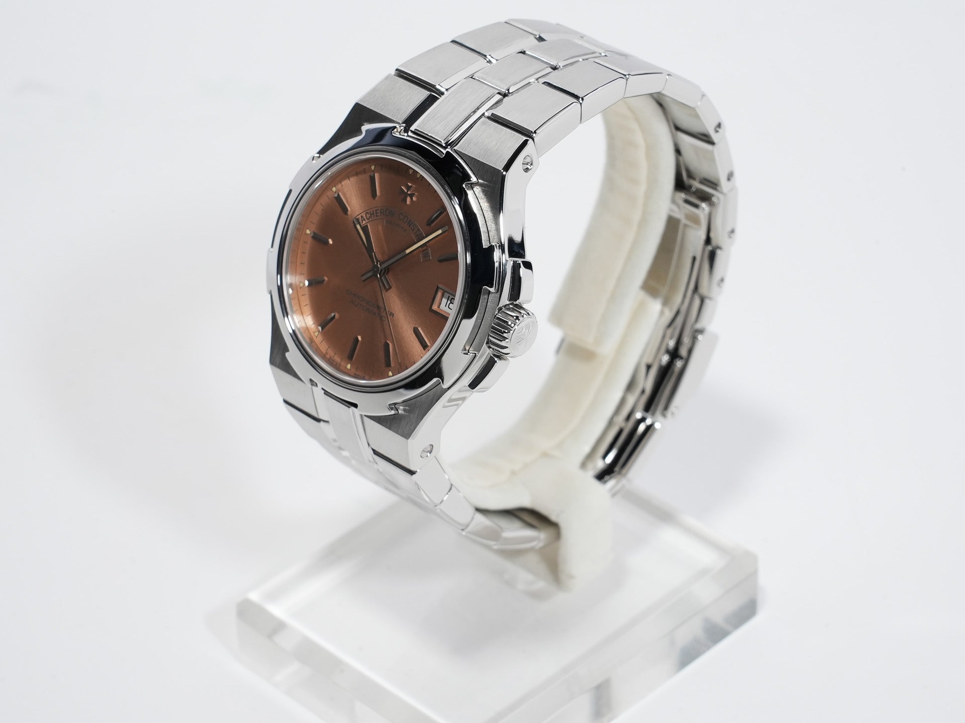 ヴァシュロンコンスタンタン オーヴァーシーズ Ref.42050/423A ステンレススチール サーモン文字盤 美中古 78y2m6bh