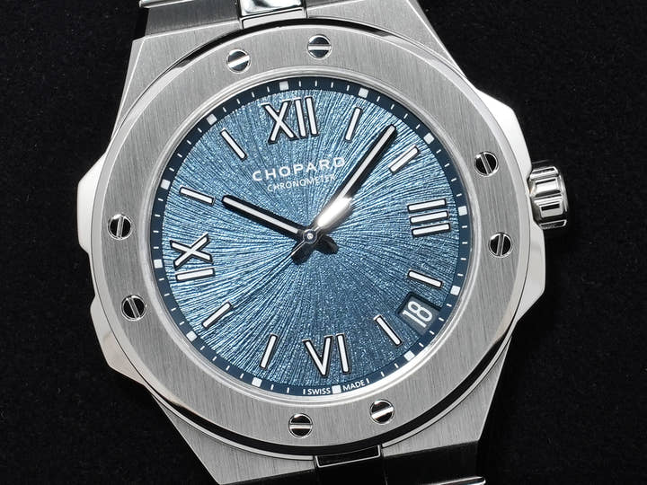 Chopard Alpine Eagle 41 Ref. 298600-3001 Stainless Steel Blue Dial Excellent Condition gaze6fqf