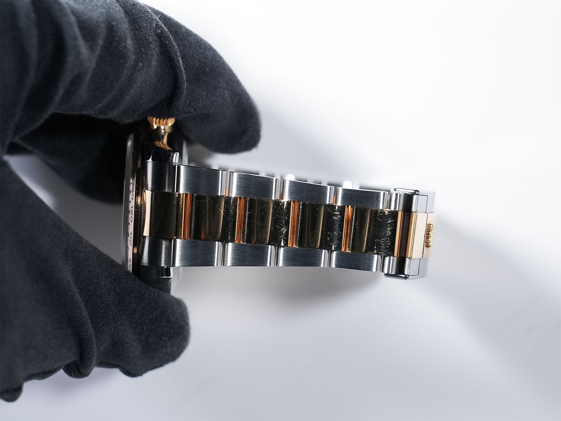 Pre-owned Rolex Daytona Ref. 116503NG Stainless Steel/Yellow Gold with Black Shell Dial (hvxa96pa)