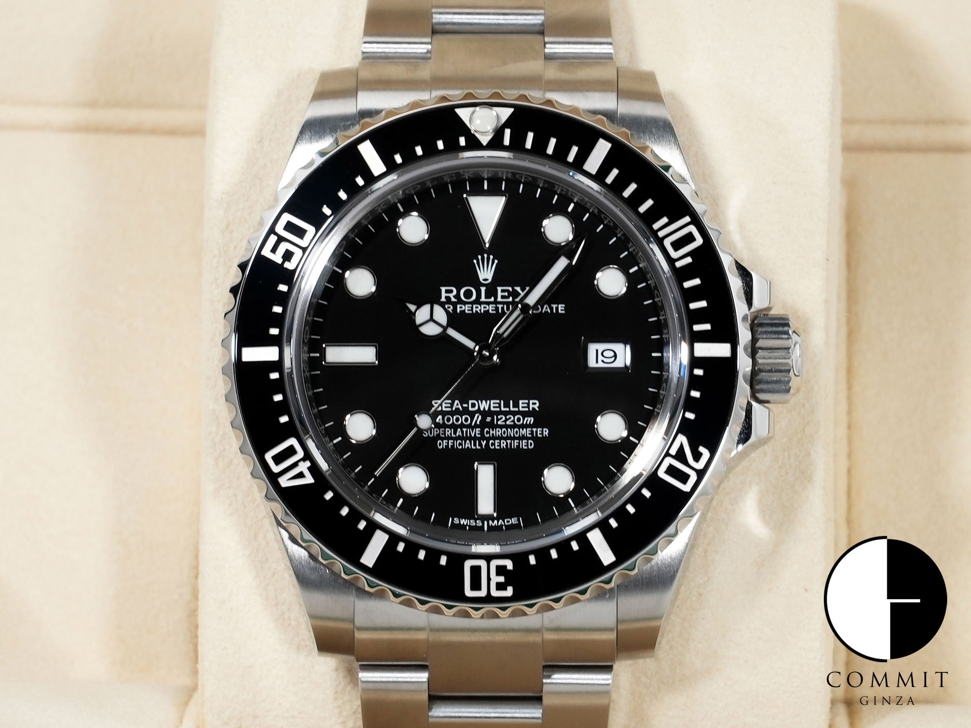 Rolex Sea-Dweller 4000 Ref. 116600 Stainless Steel Black Dial Excellent Condition utpkbmtq