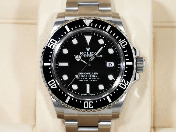 Rolex Sea-Dweller 4000 Ref. 116600 Stainless Steel Black Dial Excellent Condition utpkbmtq