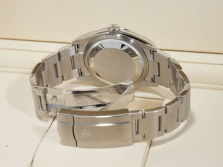 Rolex Oyster Perpetual 36 Ref. 126000 Stainless Steel Turquoise Dial Unused 7uwticmz