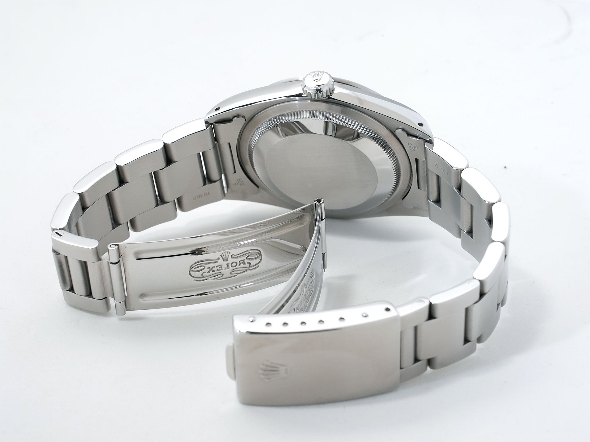 Pre-owned Rolex Explorer I Ref. 14270 Stainless Steel Black Dial Oyster Bracelet cc7mz8kt