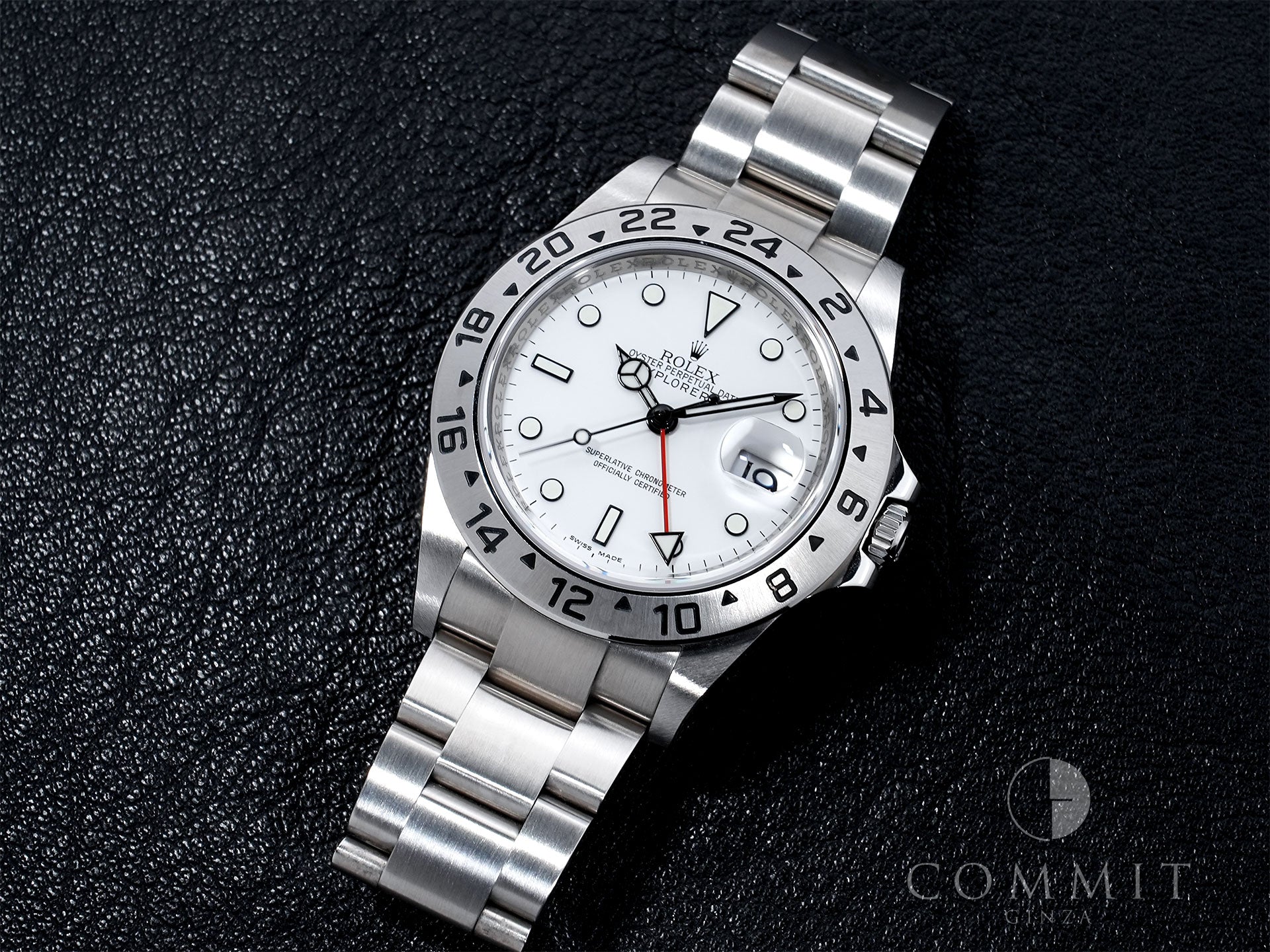Rolex Explorer II Ref. 16570 Stainless Steel White Dial Oyster Bracelet Excellent Condition xh8hekz4