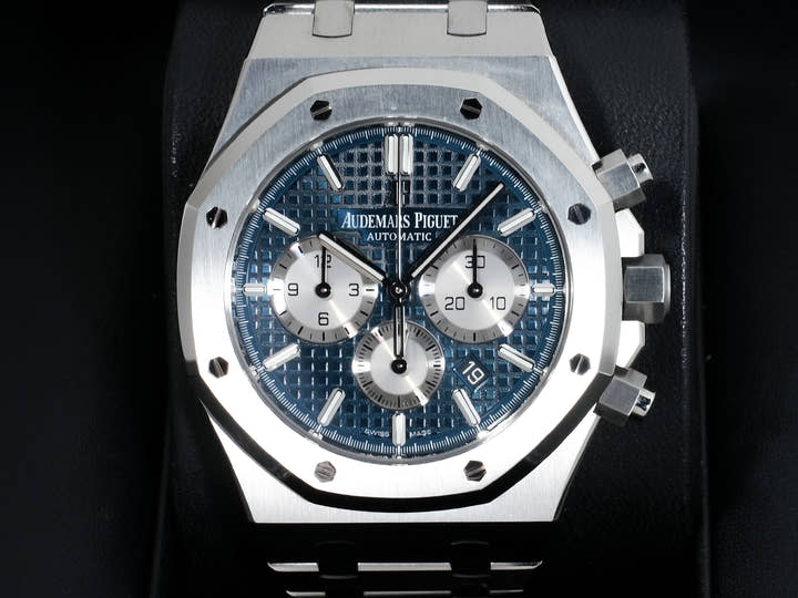 オーデマピゲ ロイヤルオーク クロノグラフ Ref.26331ST.OO.1220ST.01 ステンレススチール ブルー文字盤 中古 6wmhpn2s