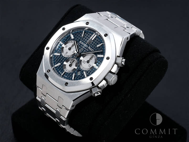 オーデマピゲ ロイヤルオーク クロノグラフ Ref.26331ST.OO.1220ST.01 ステンレススチール ブルー文字盤 中古 6wmhpn2s