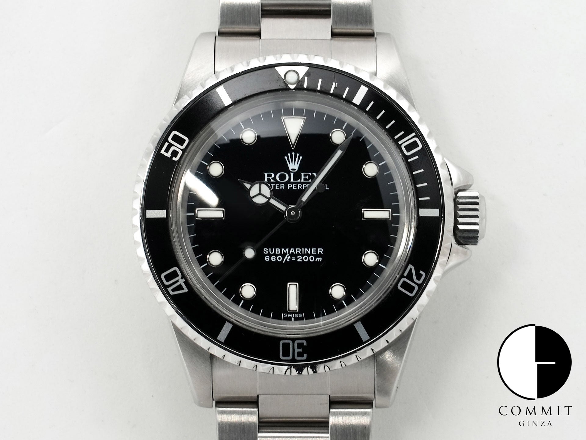 Pre-owned Rolex Submariner Ref. 5513 Stainless Steel Black Dial rst87i93