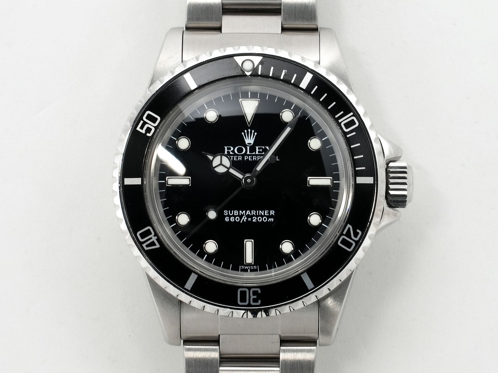 Pre-owned Rolex Submariner Ref. 5513 Stainless Steel Black Dial rst87i93