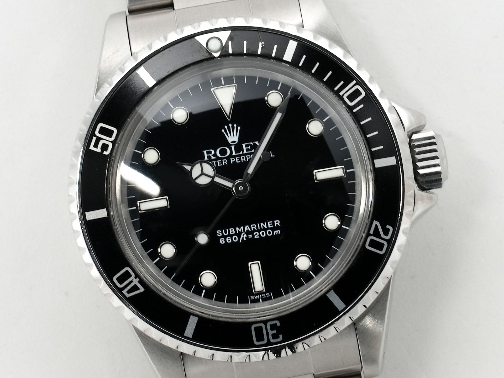 Pre-owned Rolex Submariner Ref. 5513 Stainless Steel Black Dial rst87i93