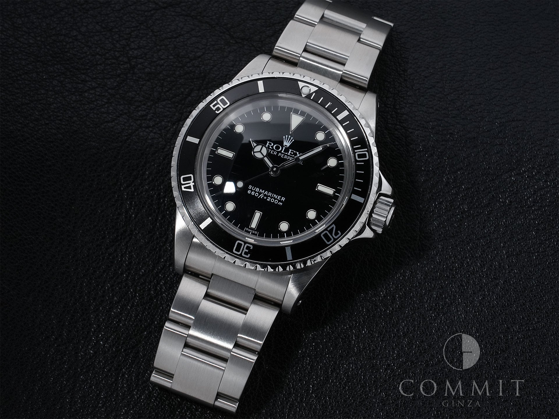Pre-owned Rolex Submariner Ref. 5513 Stainless Steel Black Dial rst87i93