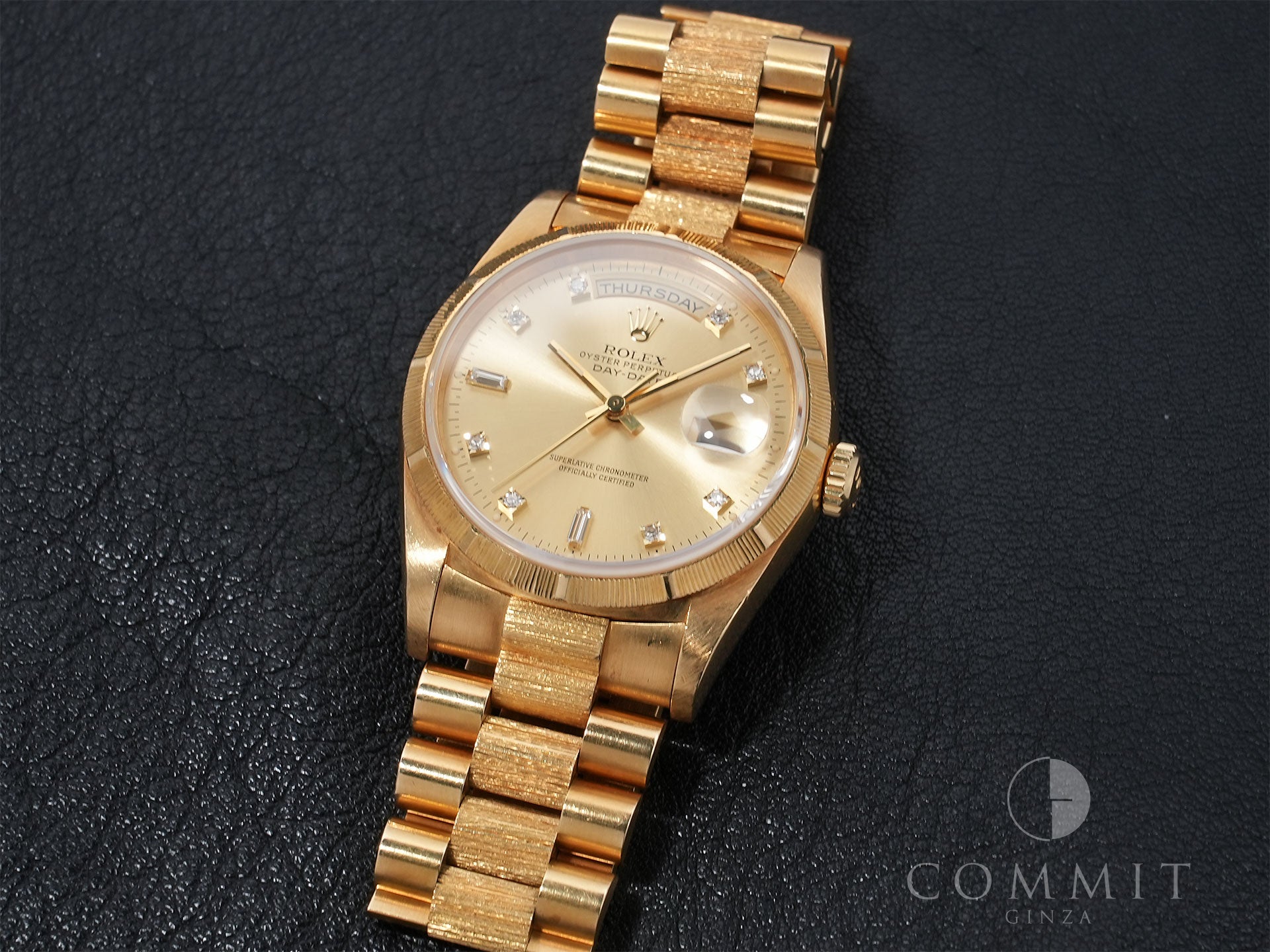 Rolex Day-Date Ref. 18248A Yellow Gold with Champagne Gold Dial, Pre-owned (w8fcggyj)