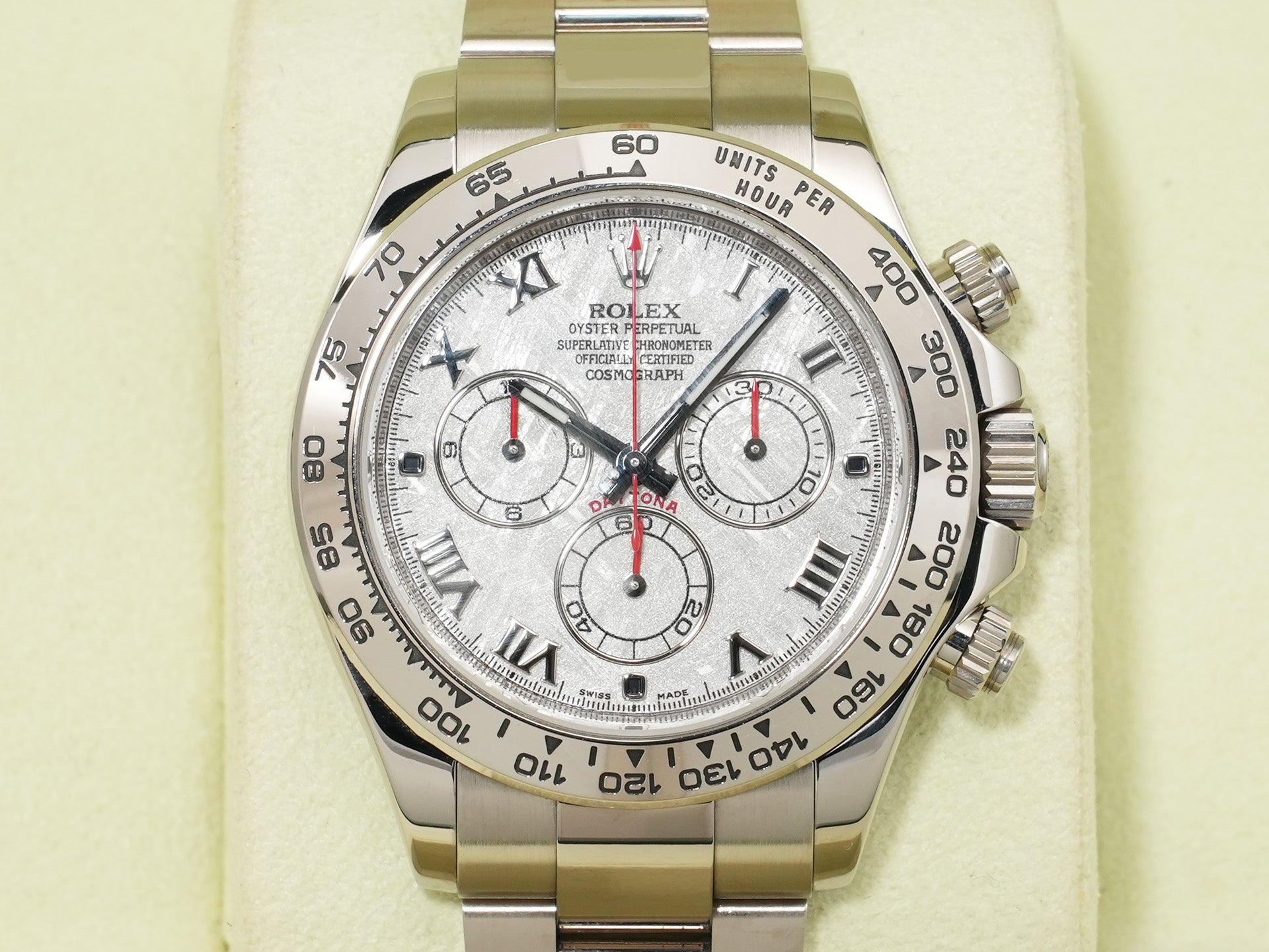 Pre-owned Rolex Daytona Ref. 116509 White Gold Meteorite Dial (p8fonc6n)