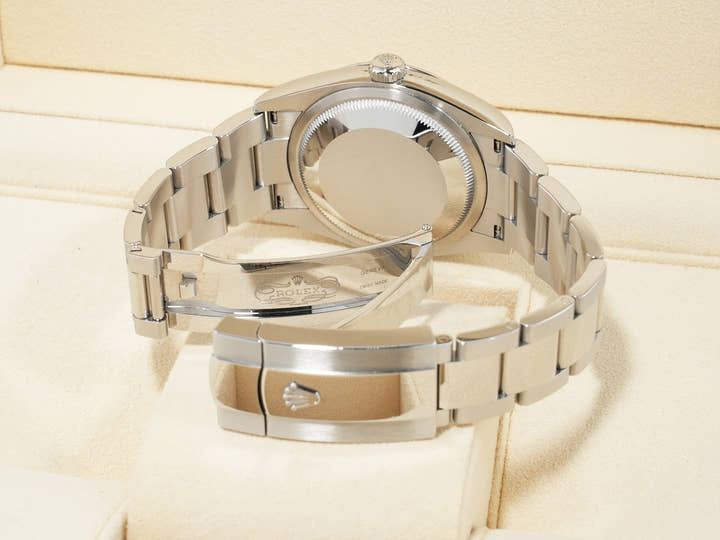 Pre-owned Rolex Datejust 36 Ref. 126200 Stainless Steel White Dial Oyster Bracelet qg6fipn3