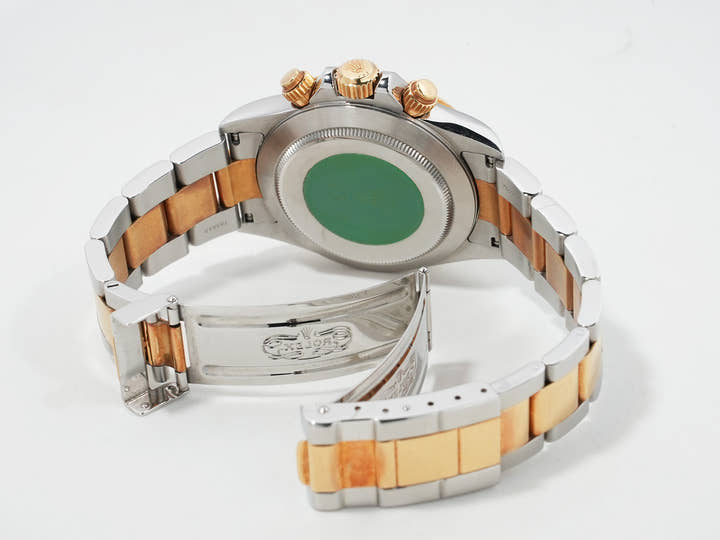 Pre-owned Rolex Daytona El Primero Ref. 16523 Stainless Steel/Yellow Gold White Dial 3gj5qqru