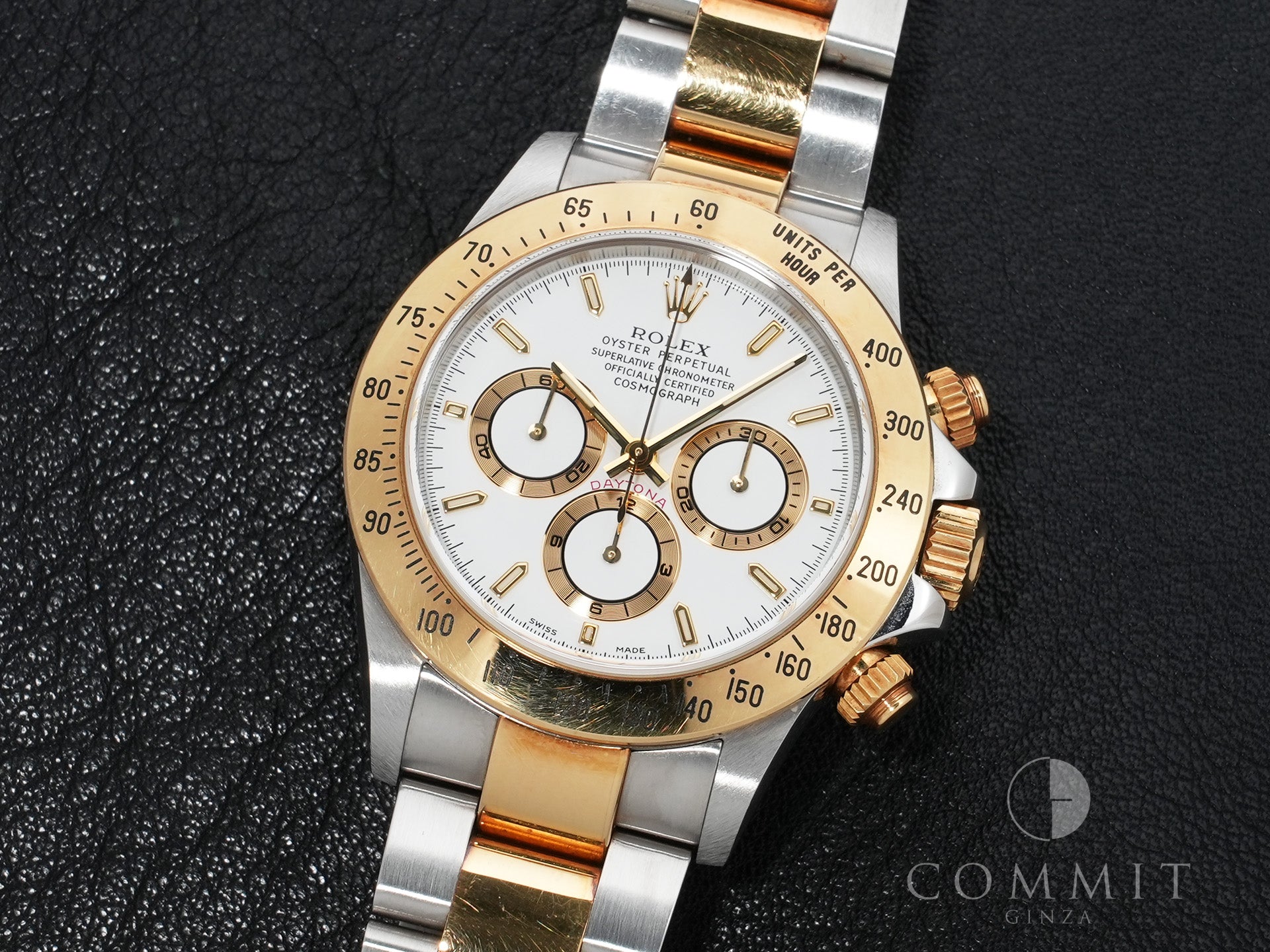 Pre-owned Rolex Daytona El Primero Ref. 16523 Stainless Steel/Yellow Gold White Dial 3gj5qqru