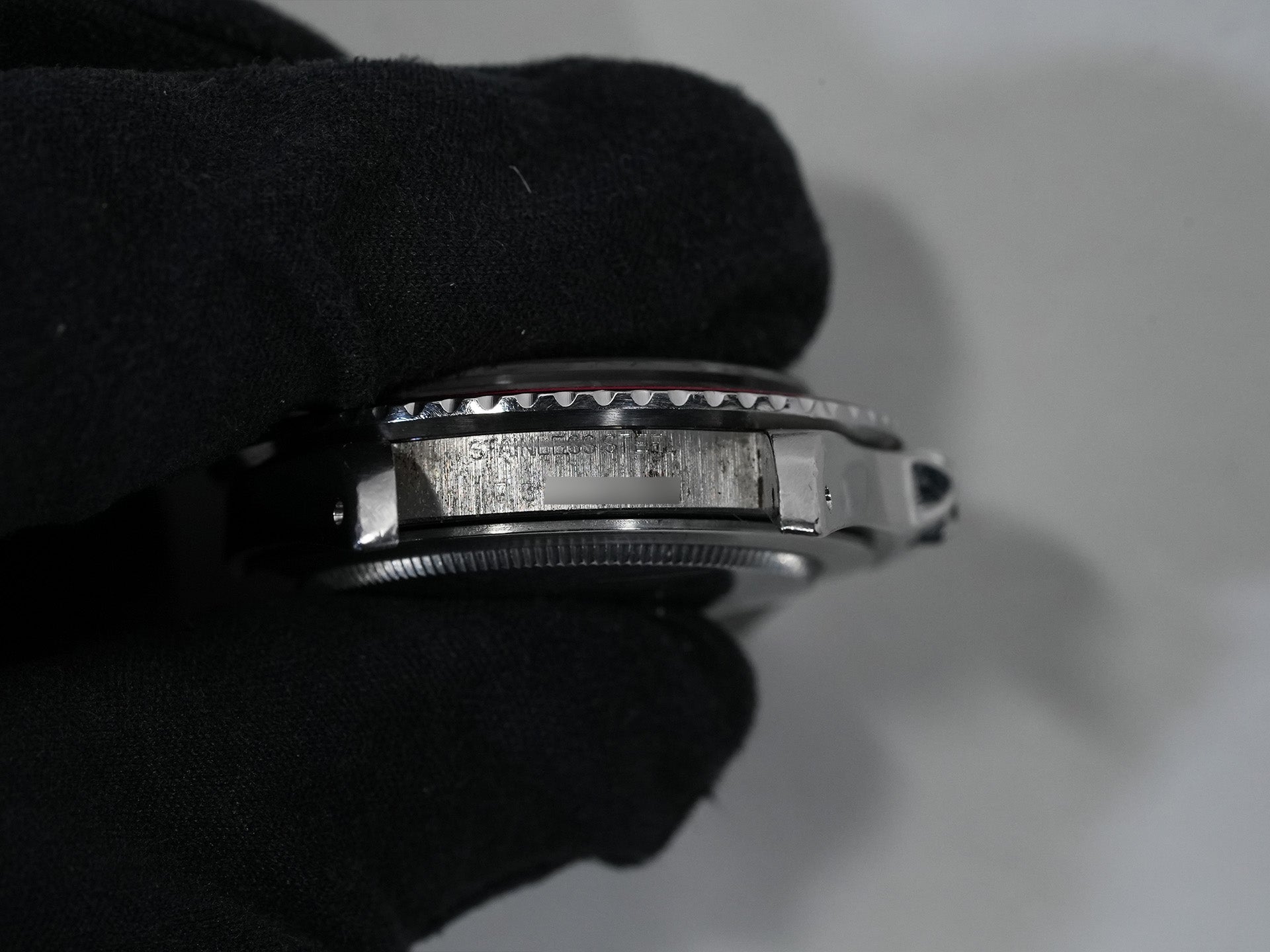 Pre-owned Rolex GMT-Master Ref. 16750 Stainless Steel Black Dial Oyster Bracelet t76optc5