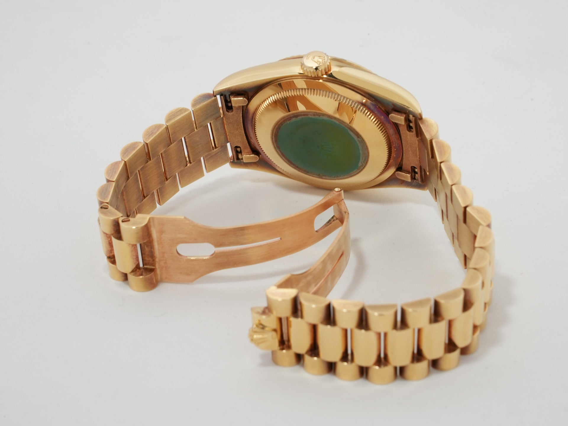 Pre-owned Rolex Day-Date 36 Ref. 18238 Yellow Gold with Champagne Gold Dial (kcrefwof)