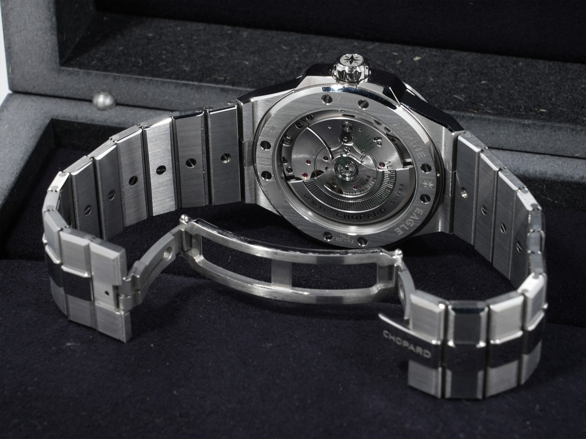 Chopard Alpine Eagle 41 Ref. 298600-3014 Stainless Steel Pine Green Dial Pre-owned ec6g42mn