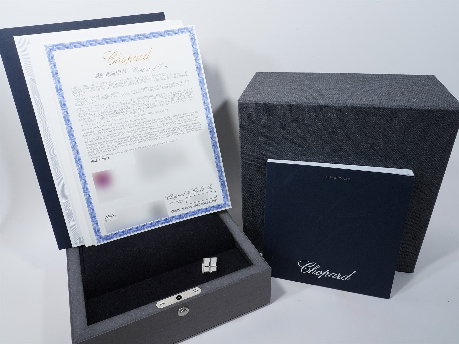 Chopard Alpine Eagle 41 Ref. 298600-3014 Stainless Steel Pine Green Dial Pre-owned ec6g42mn