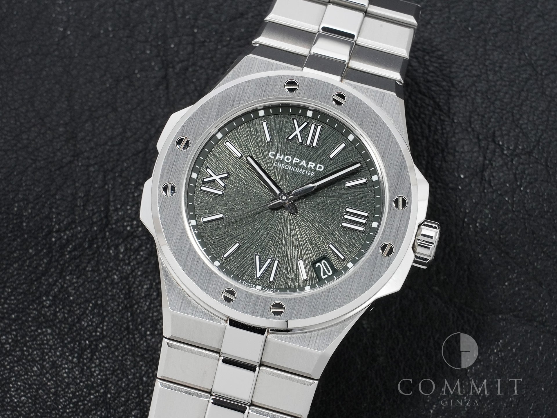 Chopard Alpine Eagle 41 Ref. 298600-3014 Stainless Steel Pine Green Dial Pre-owned ec6g42mn