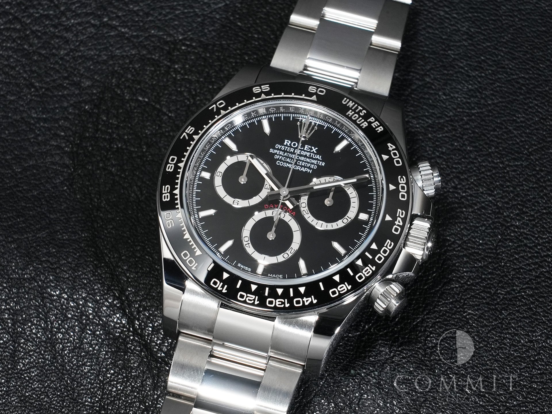 Rolex Daytona Ref. 126500LN Stainless Steel Black Dial Excellent Condition Pre-Owned 7nibmo4k