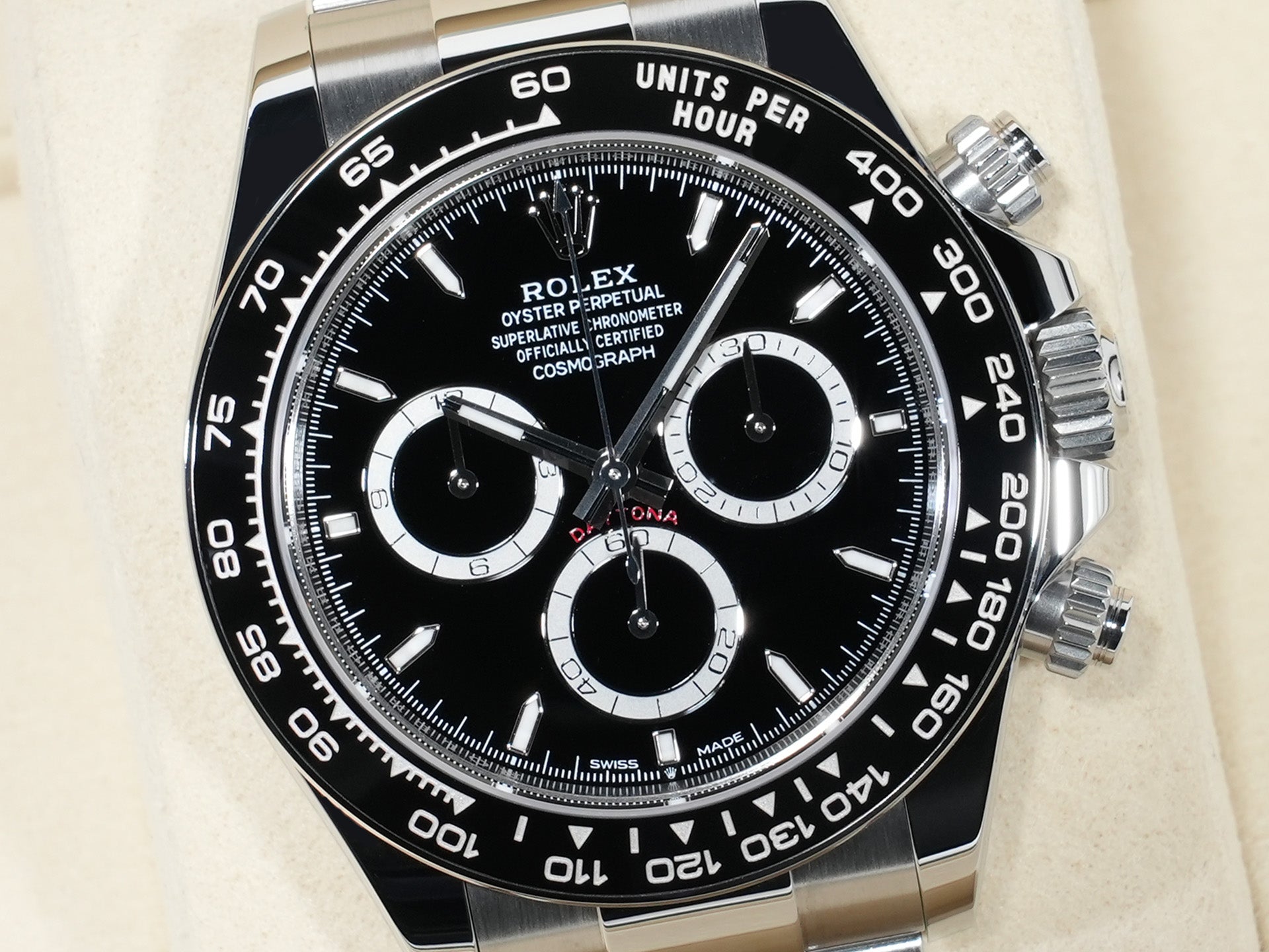 ロレックス デイトナ Ref.126500LN ステンレススチール ブラック文字盤 未使用 78zzqipa