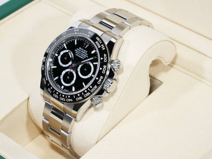 Rolex Daytona Ref. 126500LN Stainless Steel Black Dial Unused e6iihwku
