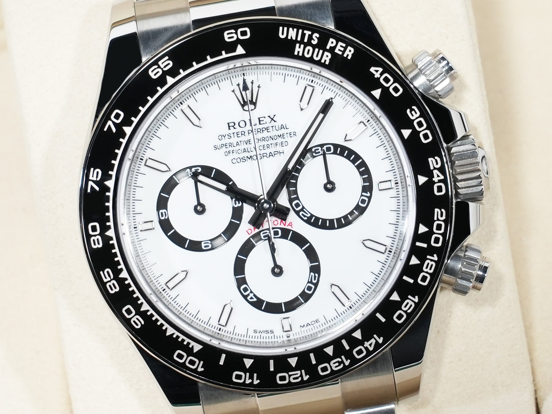 Rolex Daytona Ref. 126500LN Stainless Steel White Dial Unused er294ehg