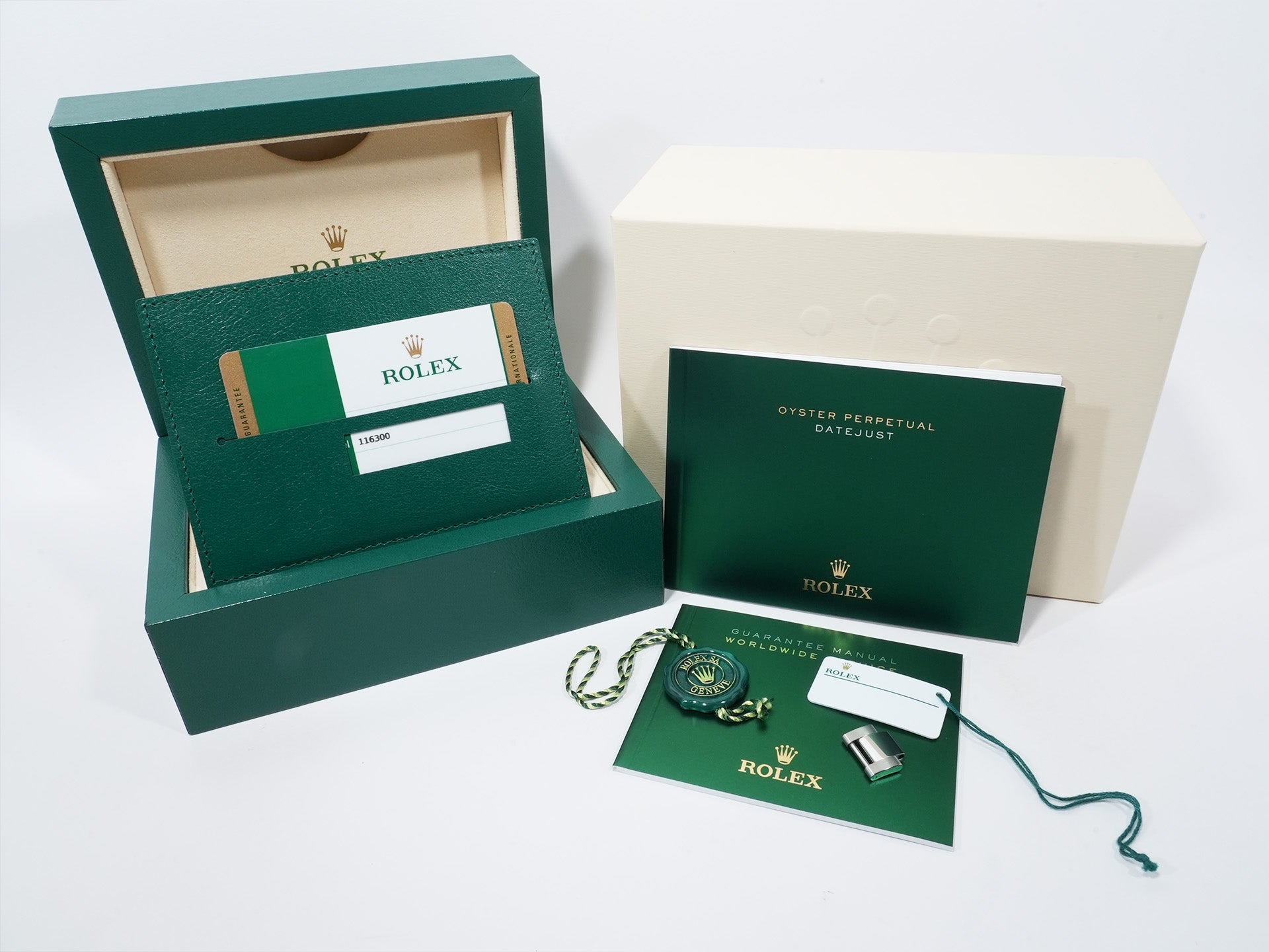 Pre-owned Rolex Datejust II Ref. 116300 Stainless Steel with Silver Arabic Dial and Oyster Bracelet (rau4ij8u)