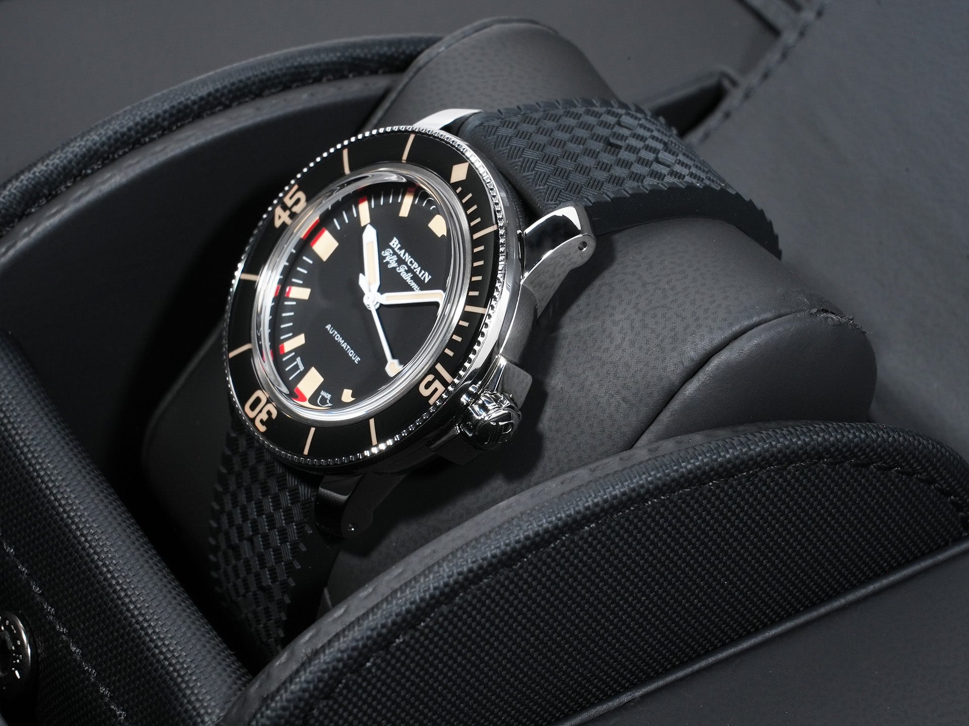 Blancpain Fifty Fathoms Barracuda Ref. 5008B-1130-B52A Stainless Steel Black Dial Unused kq8wdnn9