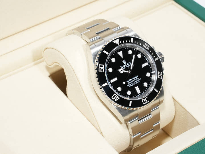 ロレックス サブマリーナー ノンデイト Ref.124060 ステンレススチール ブラック文字盤 未使用 uv3quir2