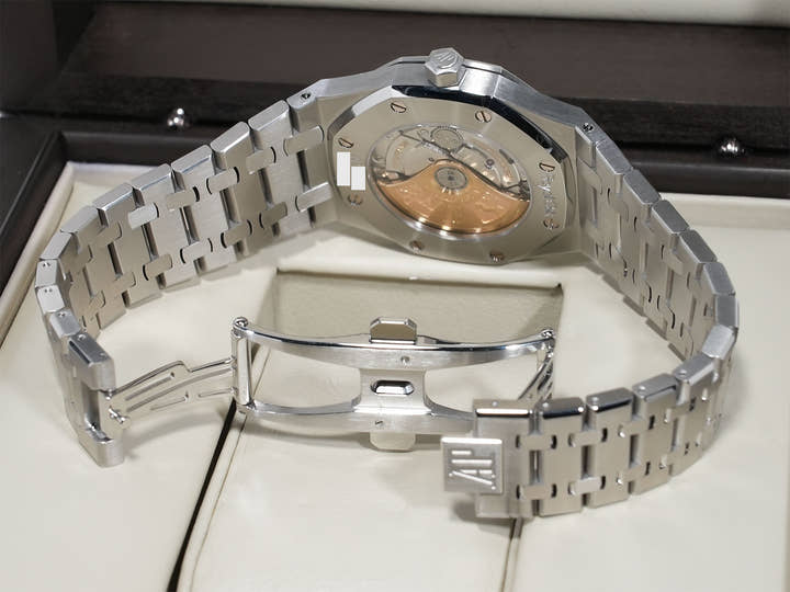 Audemars Piguet Royal Oak Ref.15300ST.OO.1220ST.02 Stainless Steel Blue Dial Pre-owned dbfi7cct