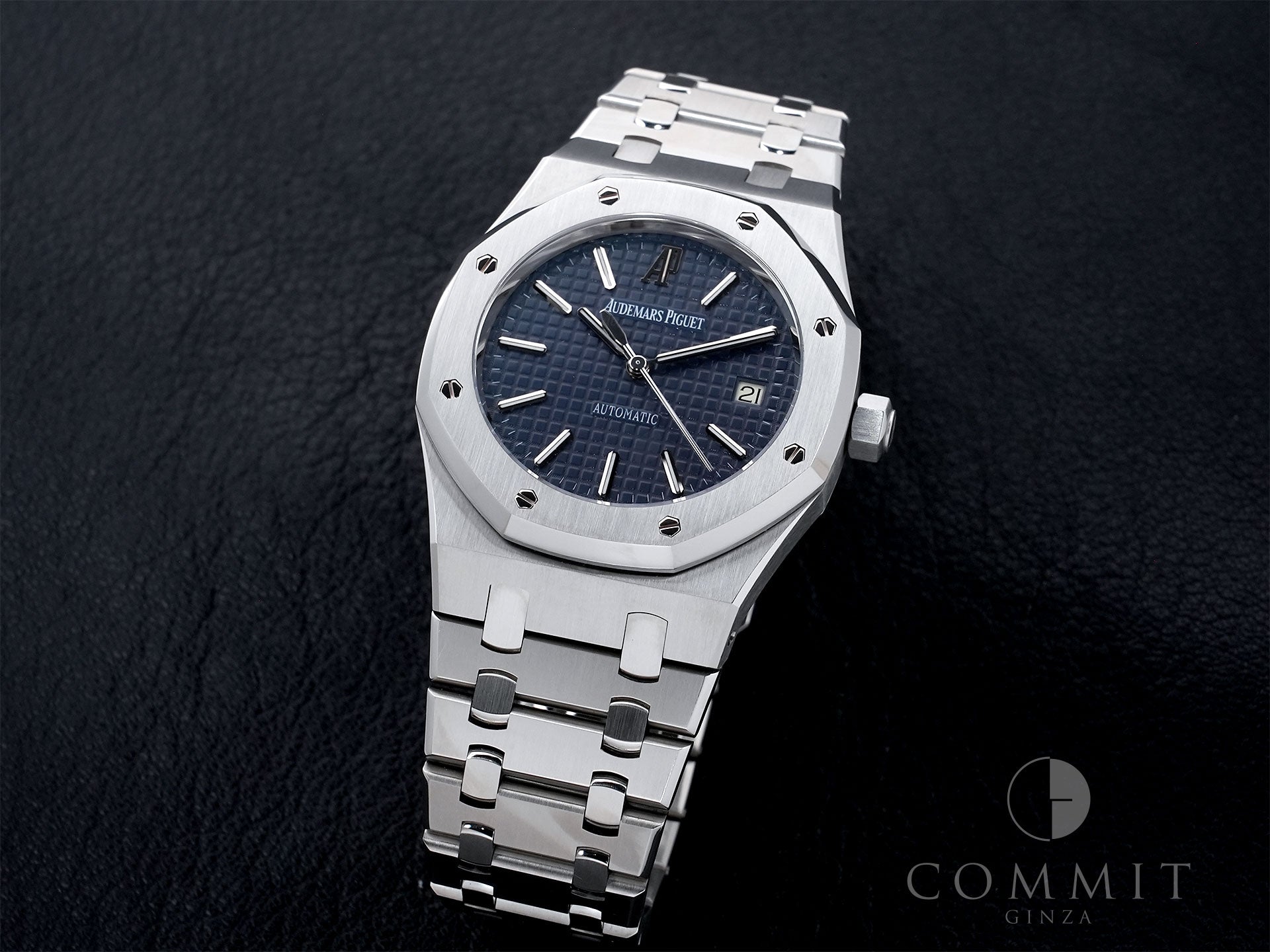 Audemars Piguet Royal Oak Ref.15300ST.OO.1220ST.02 Stainless Steel Blue Dial Pre-owned dbfi7cct