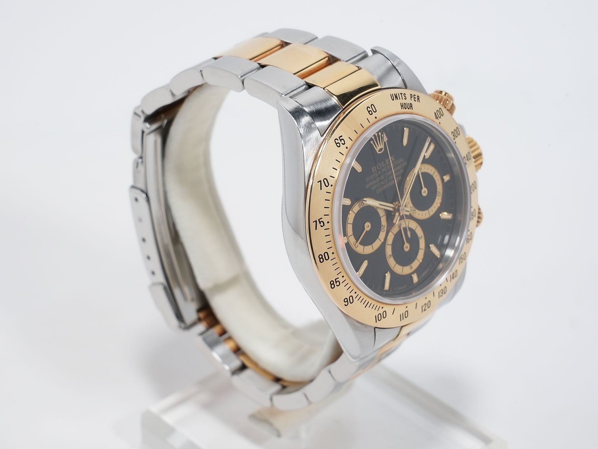 ロレックス デイトナ エルプリメロ Ref.16523 ステンレススチール/イエローゴールド ブラック文字盤 中古 qgfwi6i9