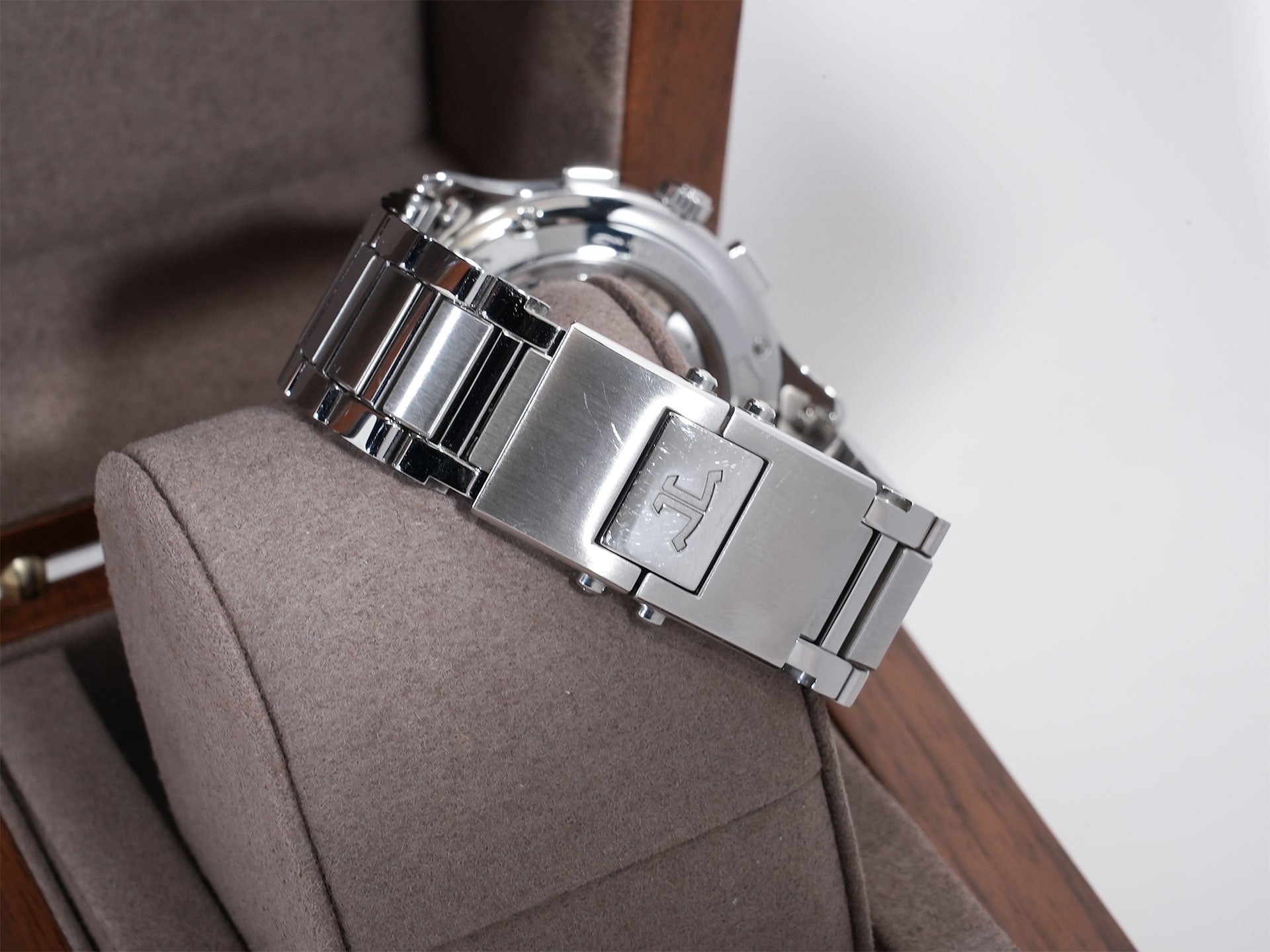 Jaeger-LeCoultre Master Control Chronograph Calendar Ref. Q4138180 Stainless Steel Blue Dial Pre-owned bz9bxxga