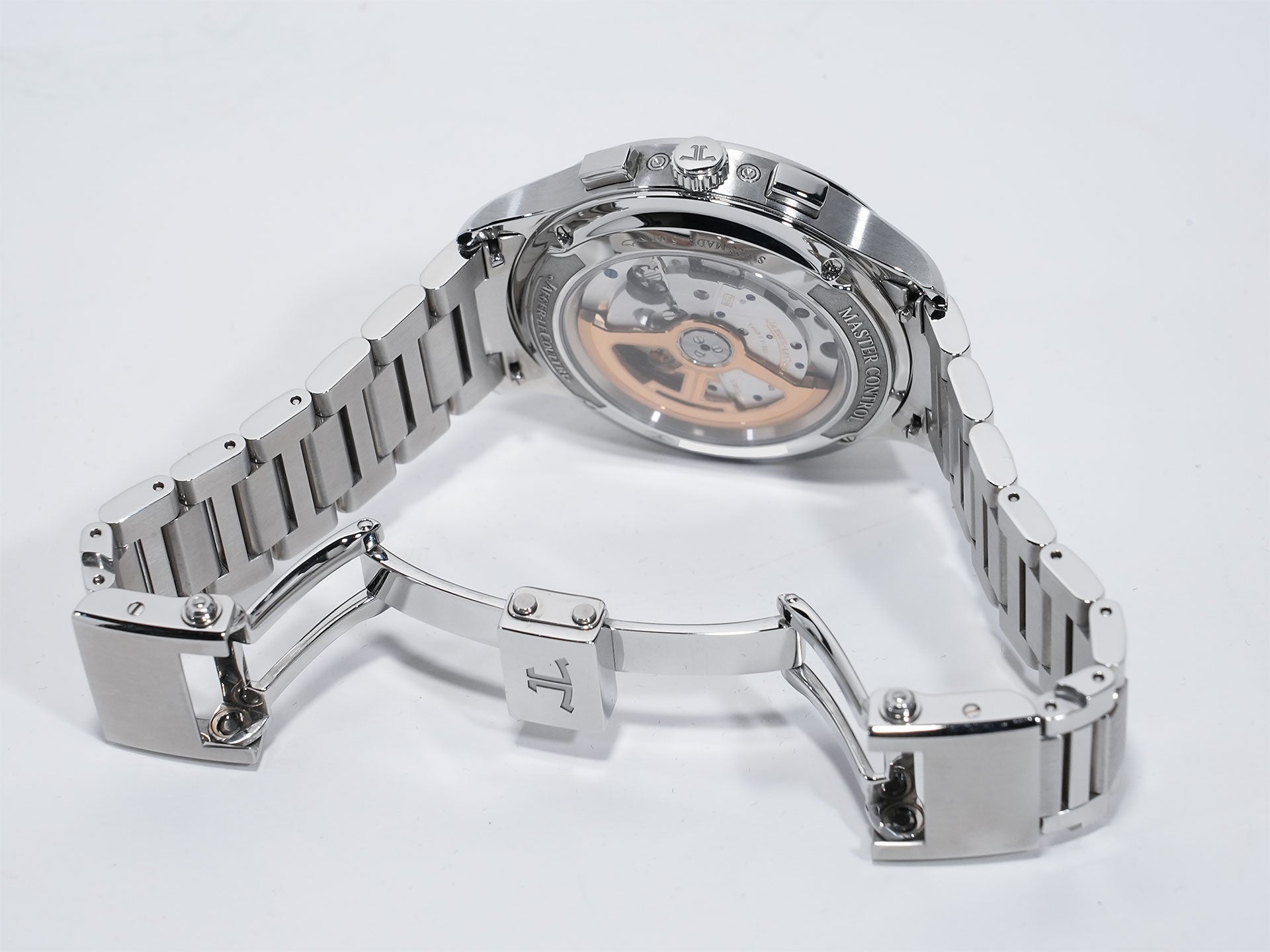 Jaeger-LeCoultre Master Control Chronograph Calendar Ref. Q4138180 Stainless Steel Blue Dial Pre-owned bz9bxxga