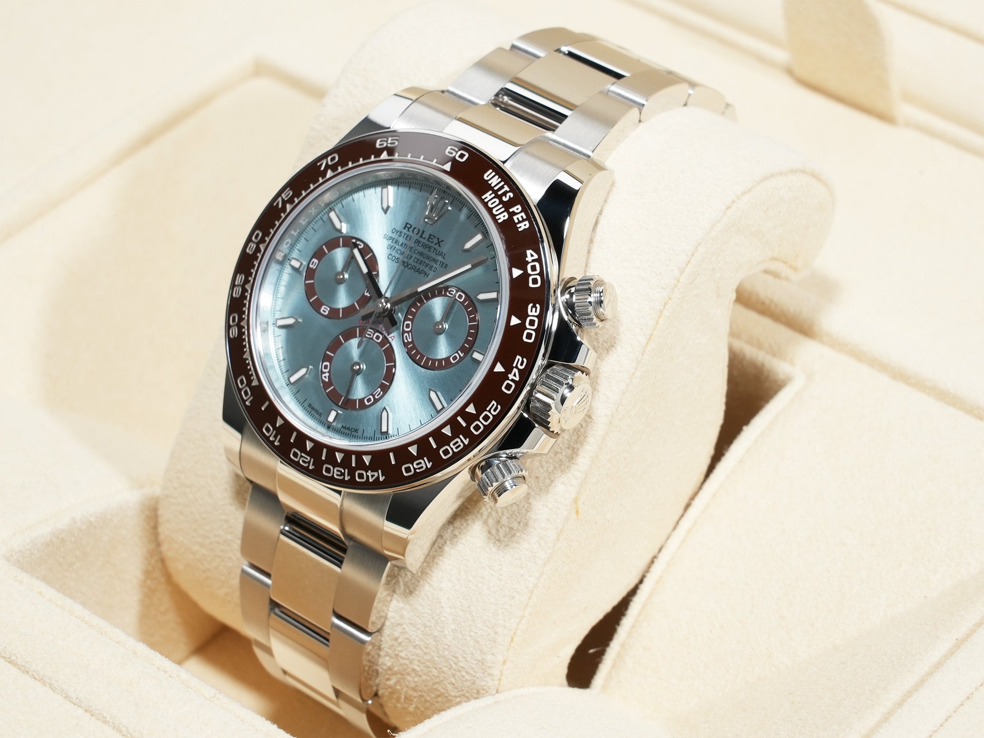 Rolex Daytona Ref. 126506 Platinum Ice Blue Dial Unused jkp9ym6w