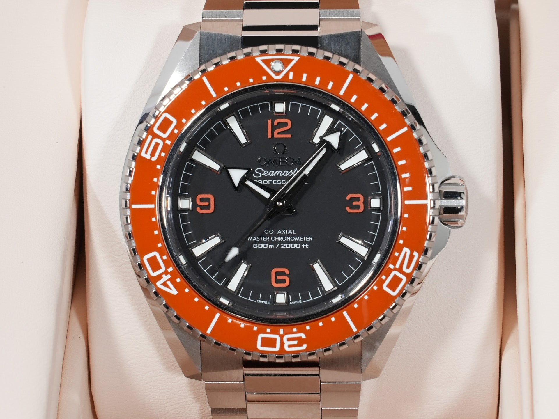 オメガ シーマスター プラネットオーシャン 600M Ref.217.30.42.21.01.003 ステンレススチール ブラック文字盤 未使用 aix29h8x済み