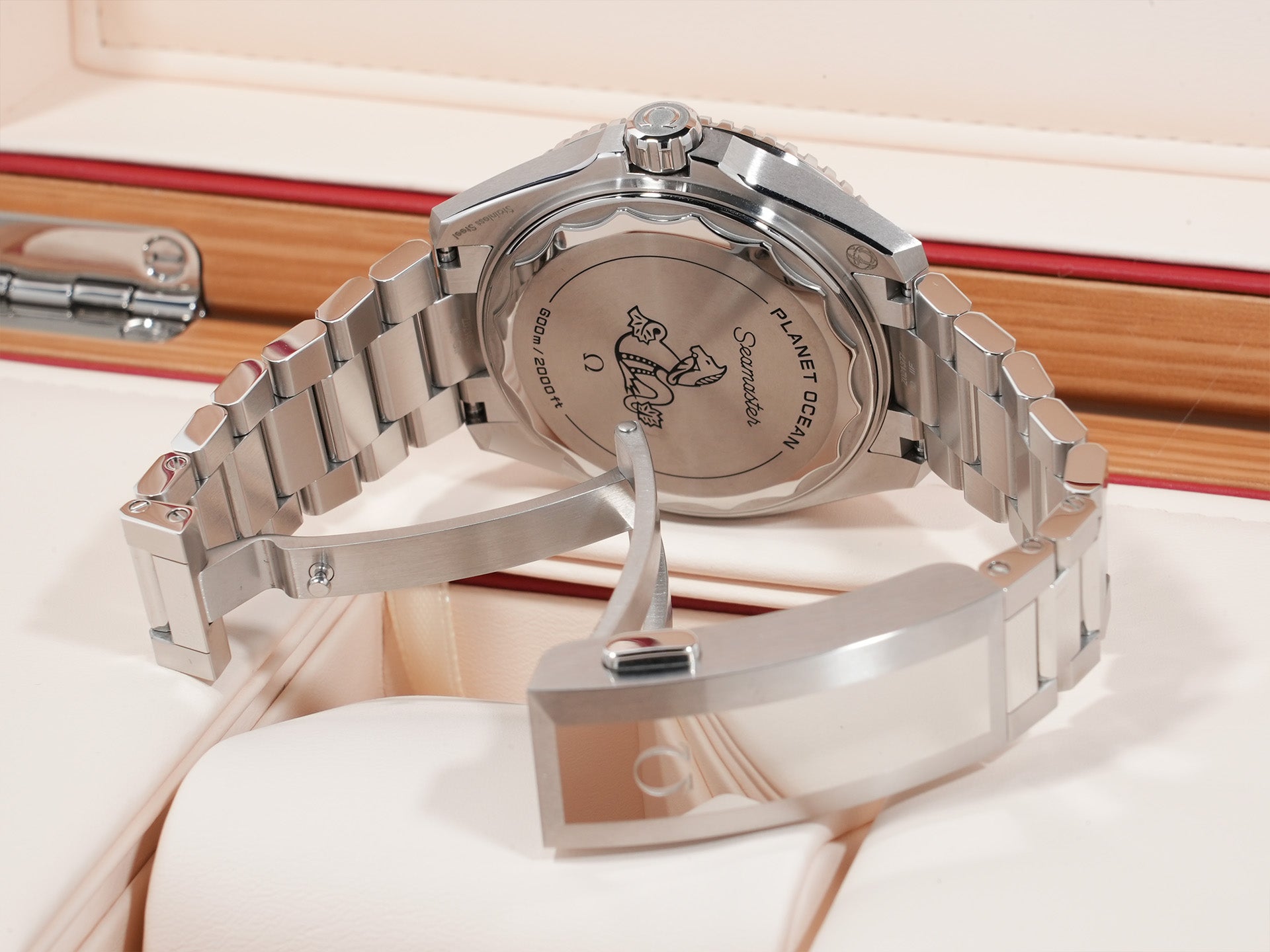 Omega Seamaster Planet Ocean 600M Ref. 217.30.42.21.01.003 Stainless Steel Black Dial Unused aix29h8x