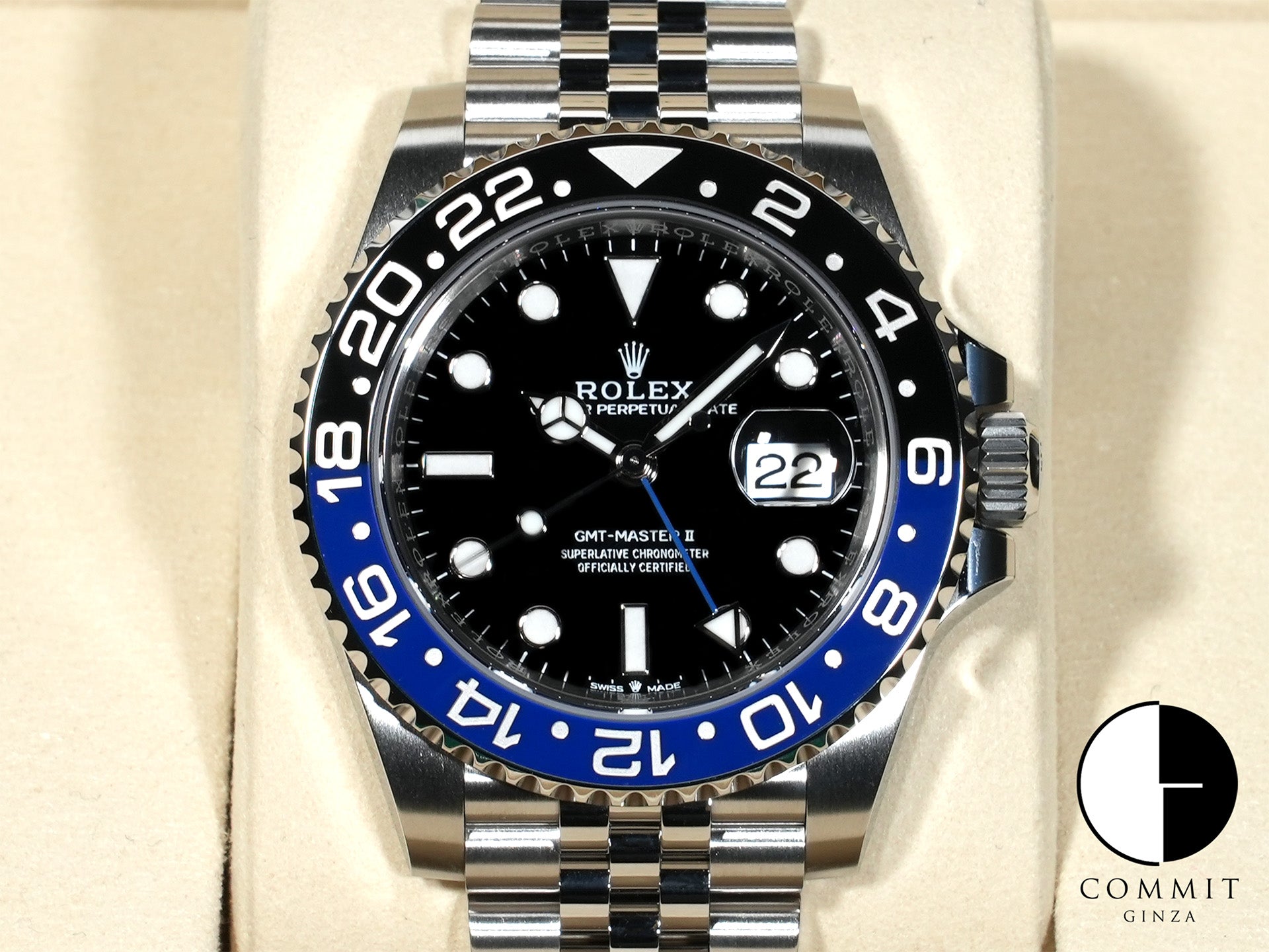 ロレックス GMTマスターII Ref.126710BLNR ステンレススチール ブラック文字盤 ジュビリーブレスレット 未使用 y4yxj98k
