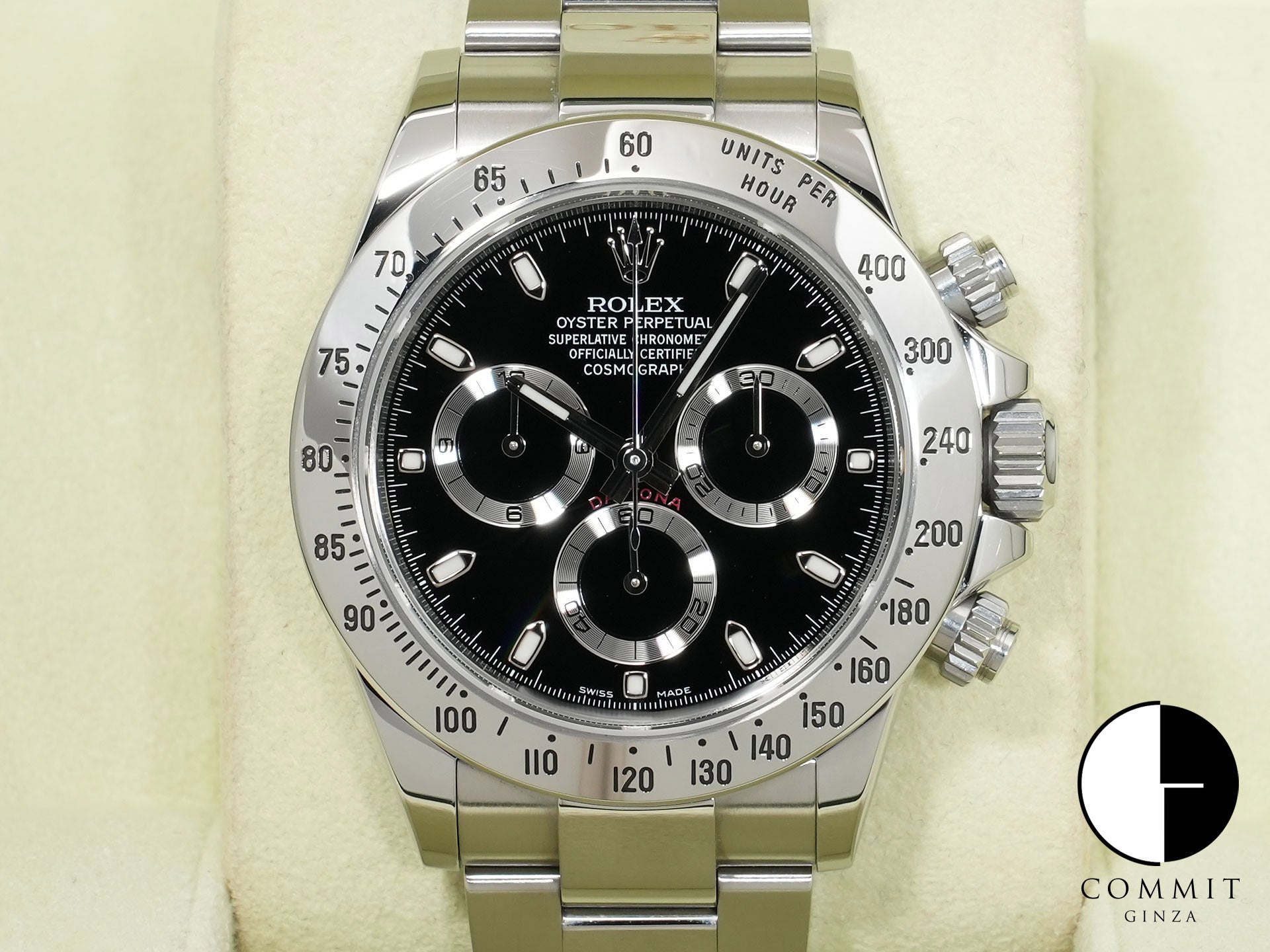 ロレックス デイトナ Ref.116520 ステンレススチール ブラック文字盤 中古 2vvdzgto