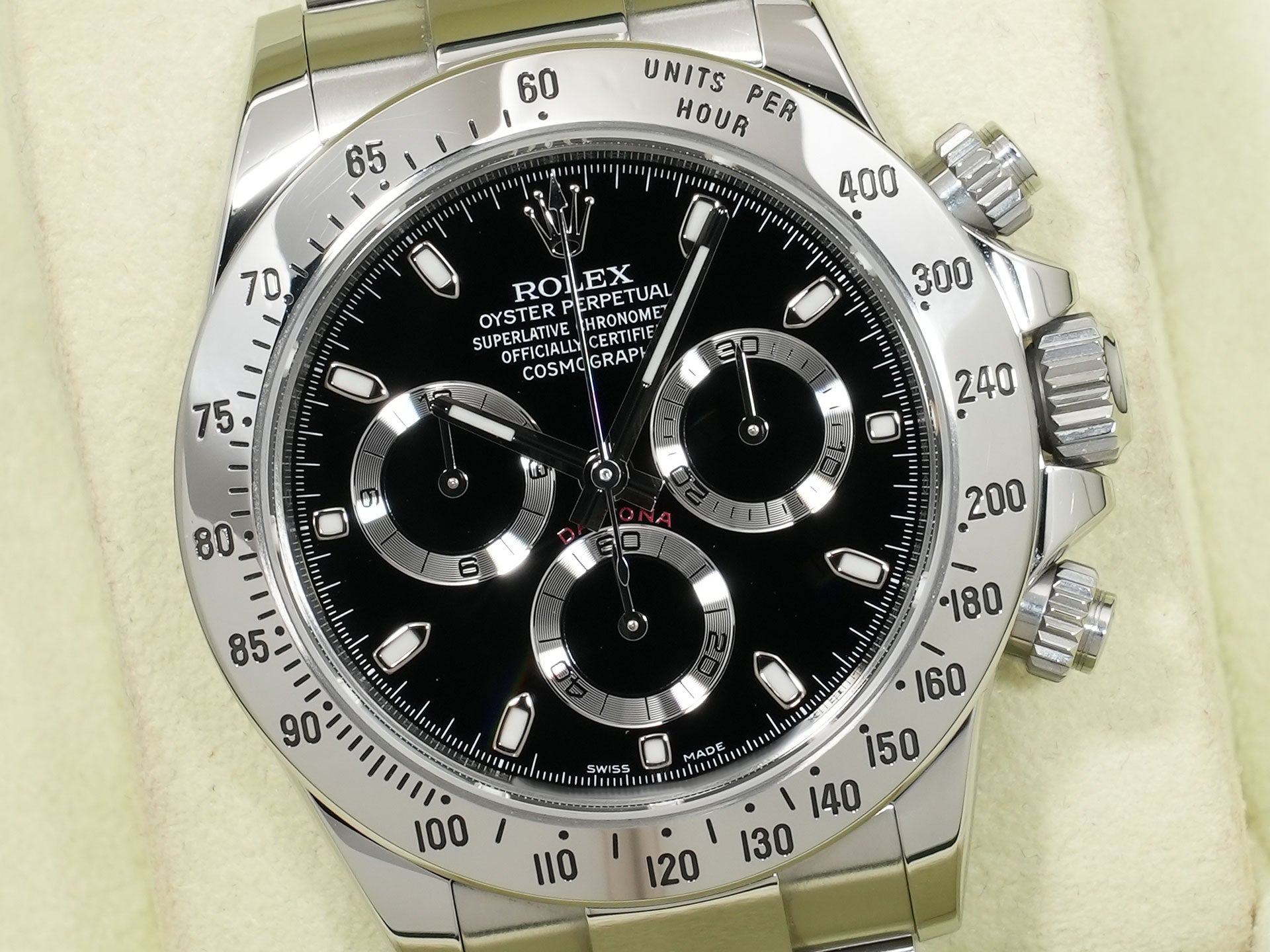 ロレックス デイトナ Ref.116520 ステンレススチール ブラック文字盤 中古 2vvdzgto