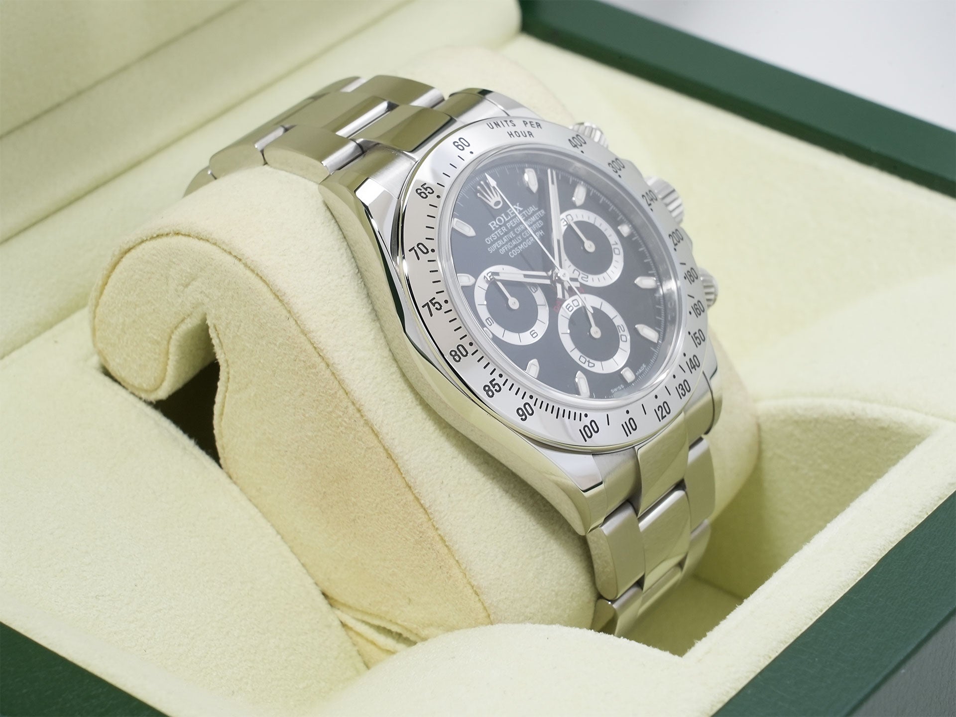 ロレックス デイトナ Ref.116520 ステンレススチール ブラック文字盤 中古 2vvdzgto