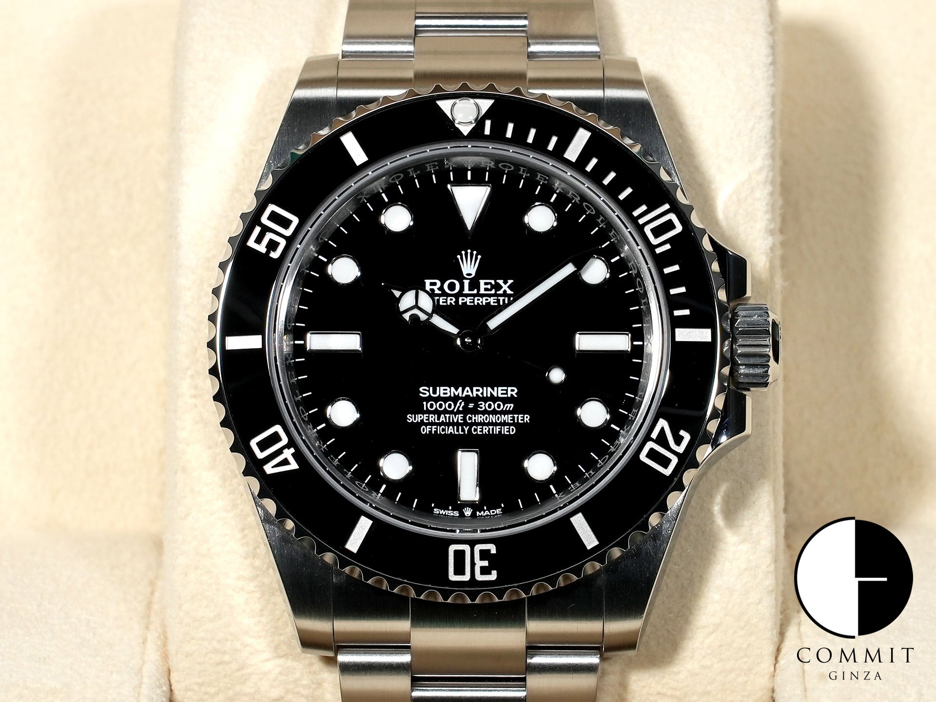 ロレックス サブマリーナー ノンデイト Ref.124060 ステンレススチール ブラック文字盤 美中古 bkypttt8