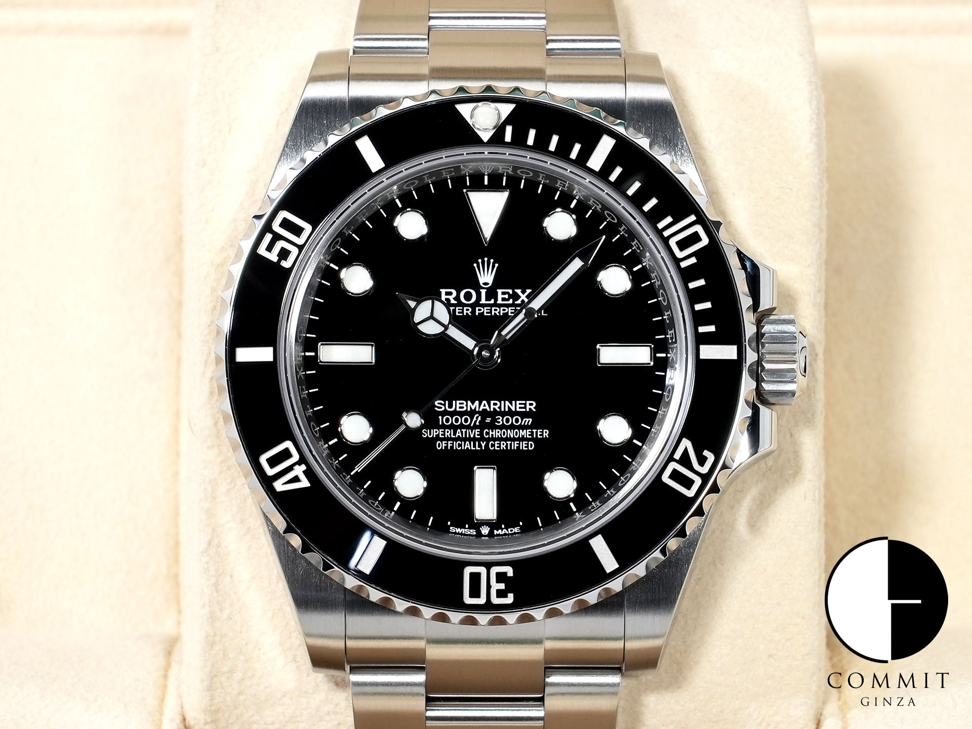 ロレックス サブマリーナー ノンデイト Ref.124060 ステンレススチール ブラック文字盤 中古 4mxpp2pd