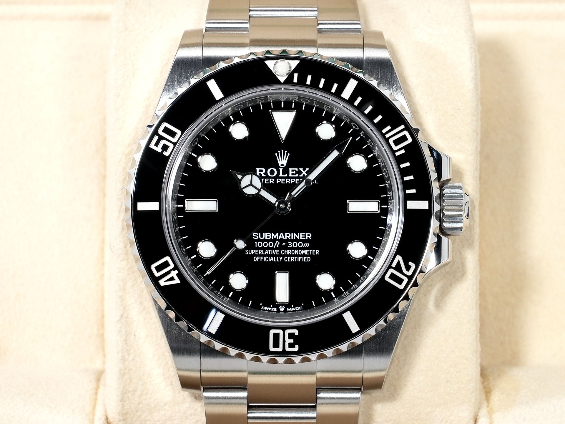 ロレックス サブマリーナー ノンデイト Ref.124060 ステンレススチール ブラック文字盤 中古 4mxpp2pd