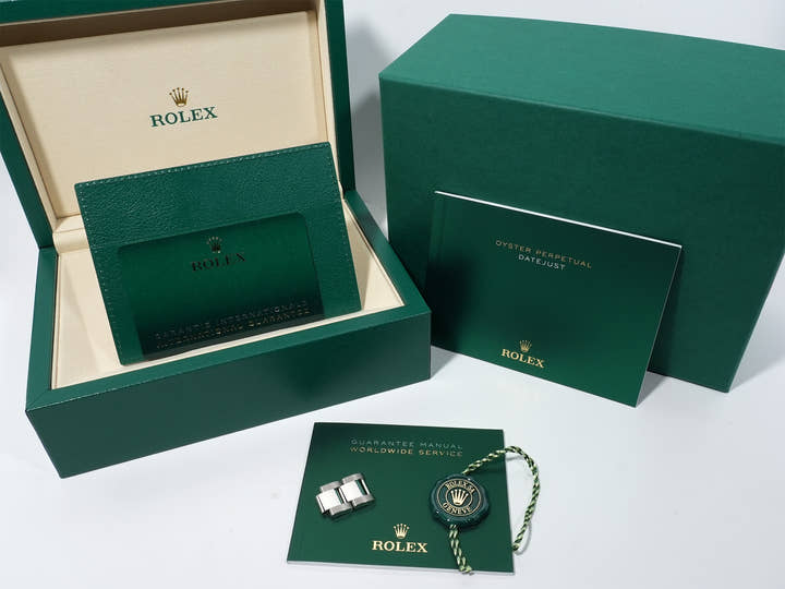 ロレックス デイトジャスト36 Ref.126200 ステンレススチール ミントグリーン文字盤 オイスターブレスレット 美中古 wdms9r9a