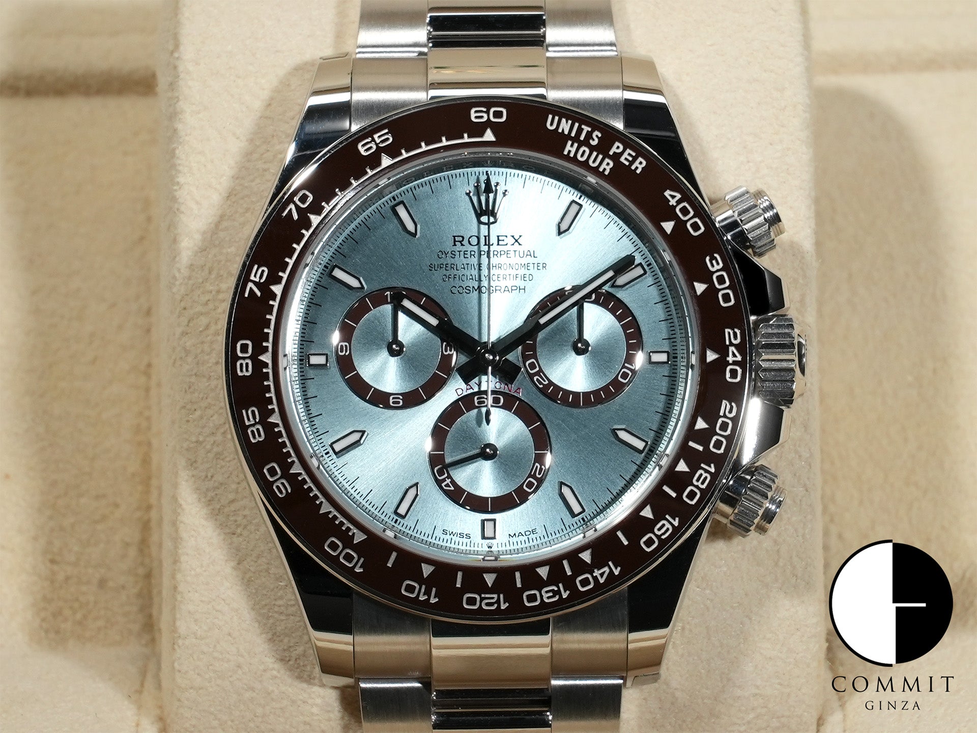 ロレックス デイトナ Ref.126506 プラチナ アイスブルー文字盤 未使用 s5mh74ze