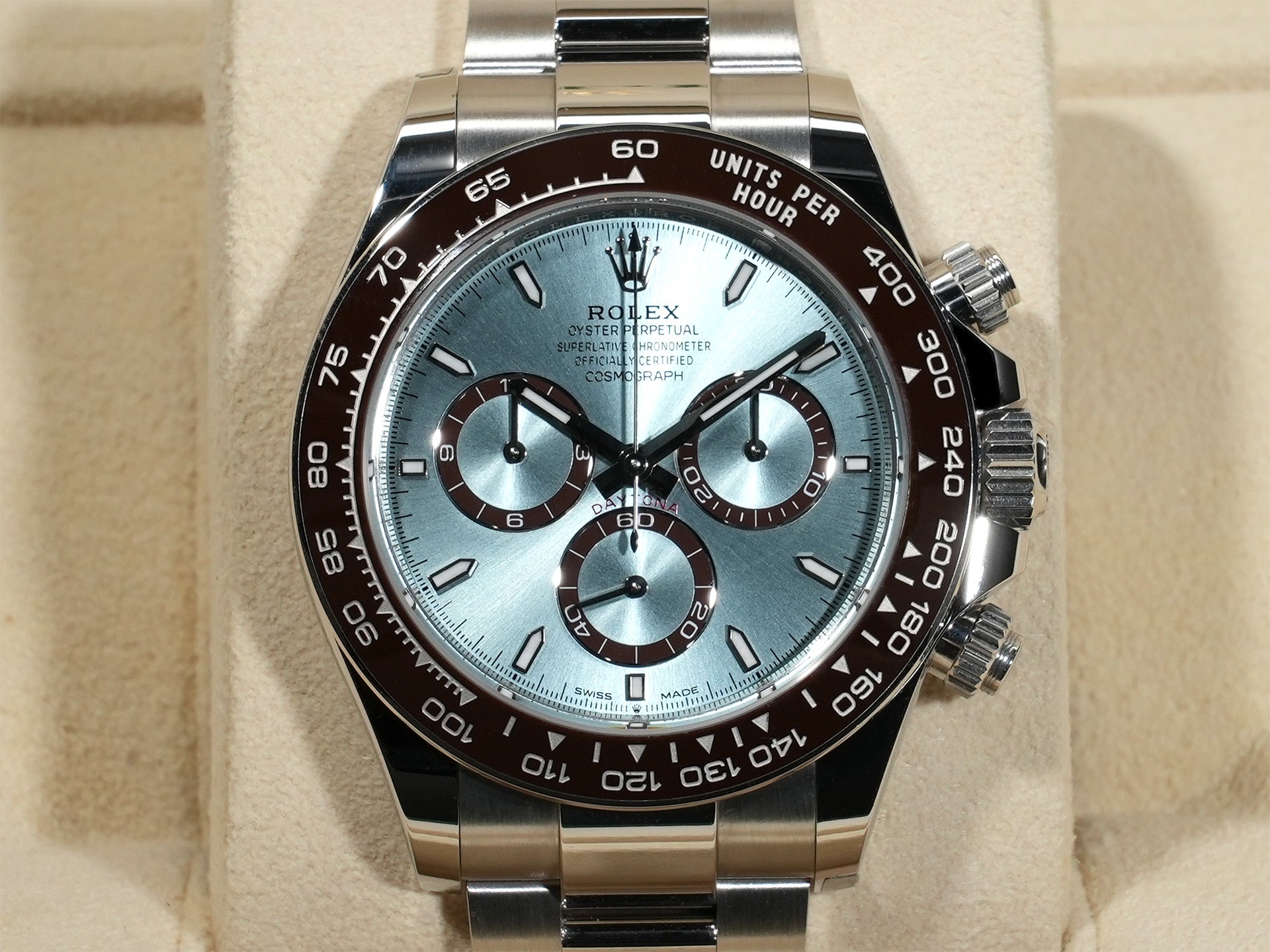 ロレックス デイトナ Ref.126506 プラチナ アイスブルー文字盤 未使用 s5mh74ze