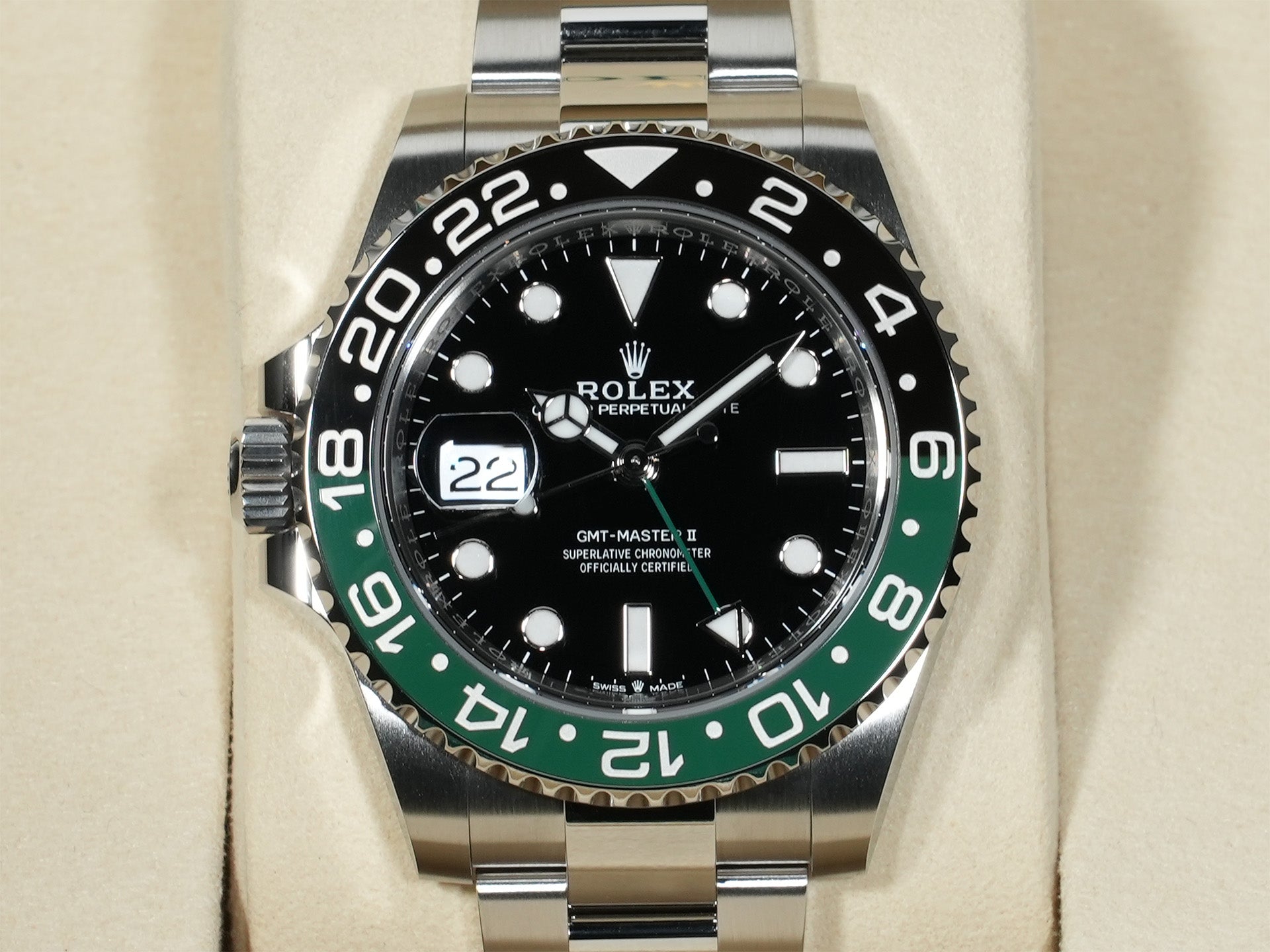 ロレックス GMTマスターII Ref.126720VTNR ステンレススチール ブラック文字盤 オイスターブレスレット 未使用 i2zfw4xs